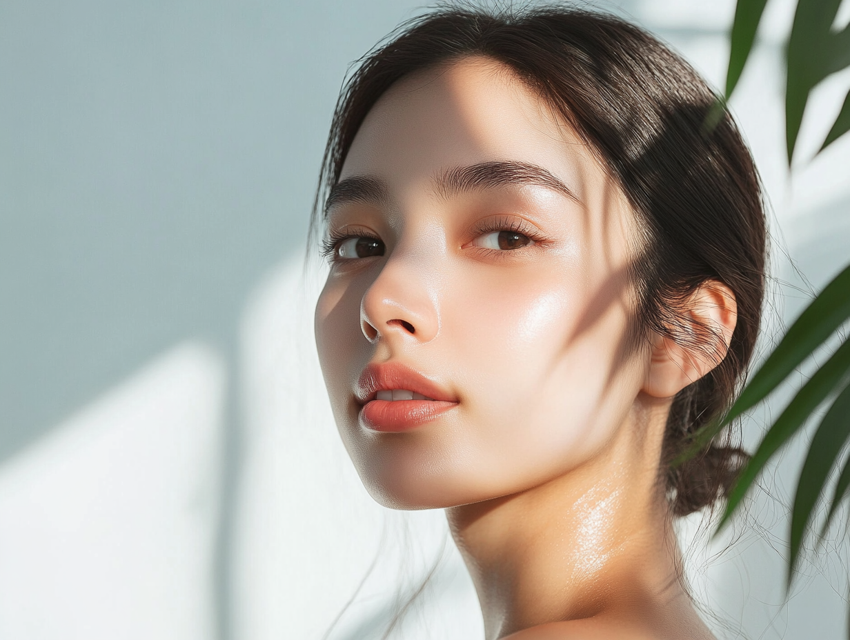 スキンケアシーン